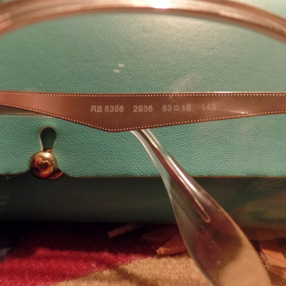 Ray Ban Clear Metal Frame NWOT w/Case - Picture 6 of 10